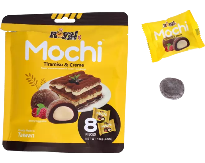 Royal Family - Mochi Tiramisu & Creme 12x120g