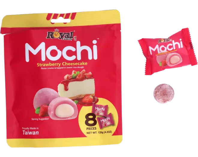 Royal Family - Mochi Strawberry Cheese Cake 12x120g