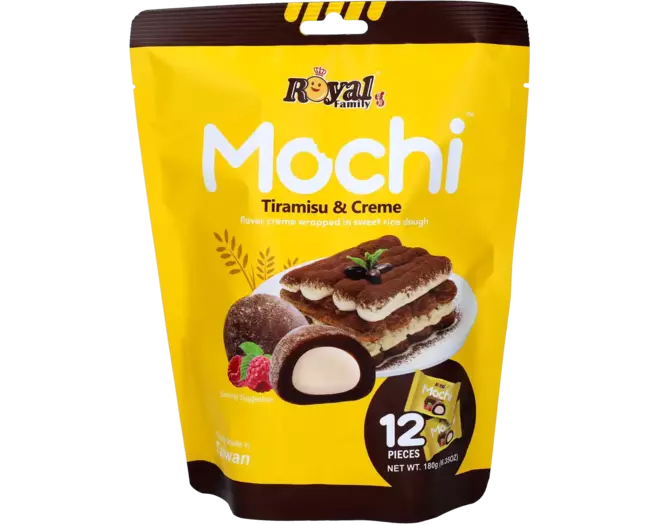 Royal Family - Mochi Tiramisu & Creme 12x180g