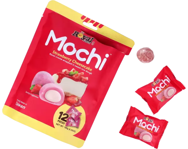 Royal Family - Mochi Strawberry Cheese Cake 12x180g