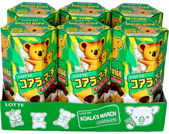Koala's March - Chocolate 6x37g