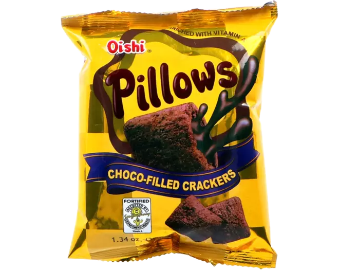 Oishi - Pillows Crackers Choco-Filled 38g