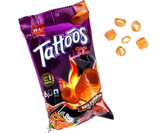 W.L. - Tattoos Corn Tube BBQ 60g