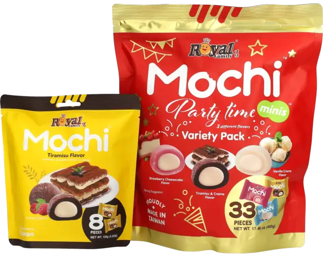 Royal Family - Variety Pack - Strawberry Cheesecake, Tiramisu & Vanilla Flavor 495g