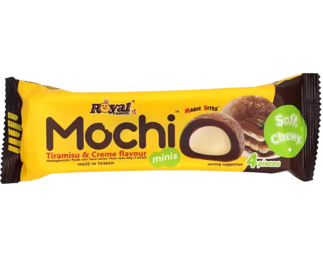 Royal Family - Mochi Mini Tiramisu & Creme Snack Pack 12x40g