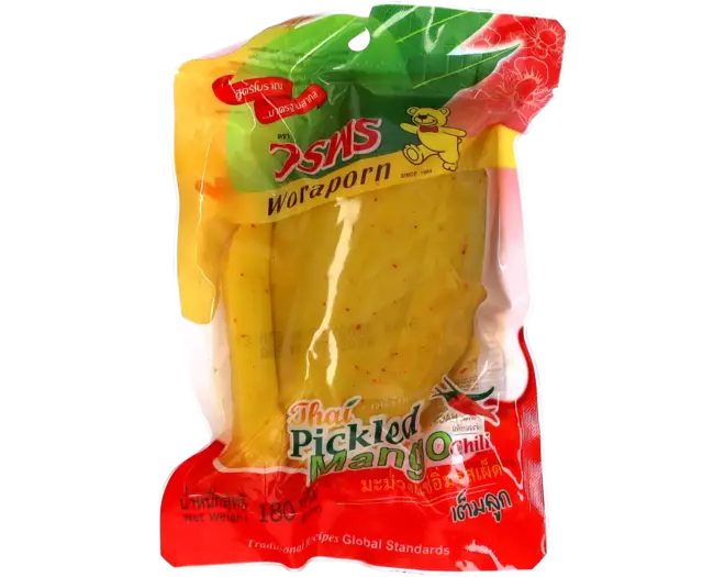 Woraporn - Pickled Mango Snack with Chili 180g