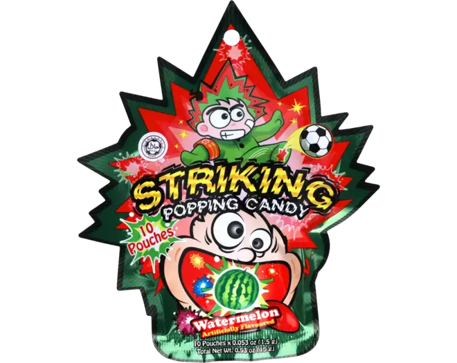 Striking - Popping Candy Watermelon Strip 15g