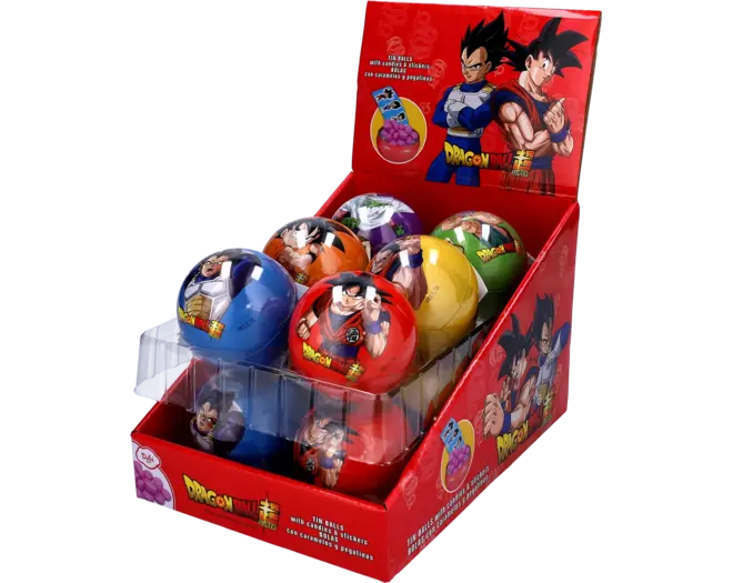 Dolci - Dragon Ball Z Metal Christmas Ball with Candy 12x5g
