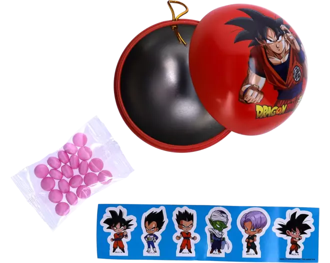 Dolci - Dragon Ball Z Metal Christmas Ball with Candy 12x5g
