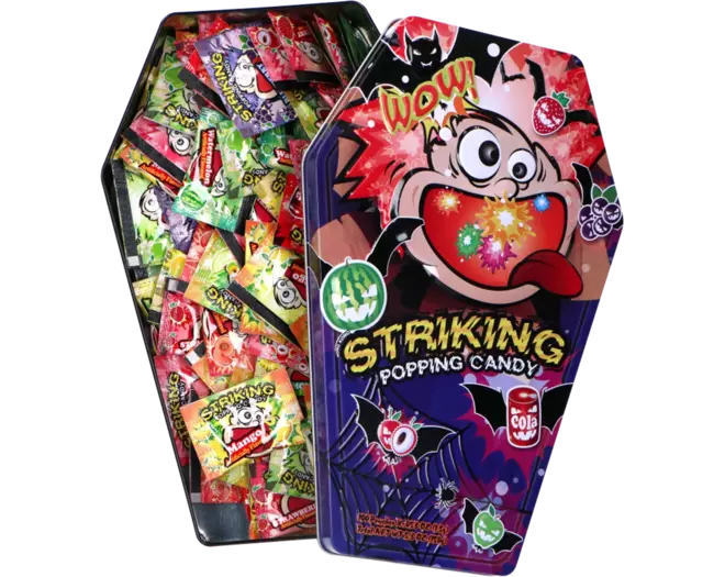 Striking - Popping Candy Halloween Box Assortment 100x1.5g