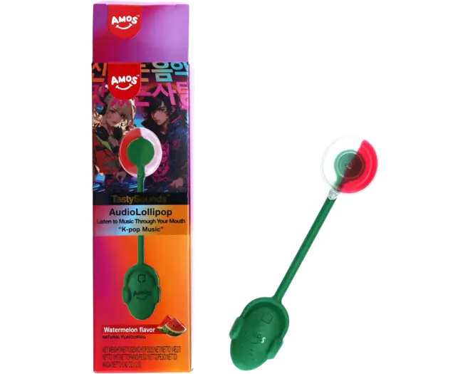 Tasty Sounds - Music Lollipop Watermelon K-pop 12x12g