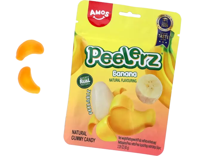 Amos - Peelerz Gummy Banana 65g