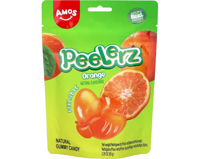 Amos - Peelerz Gummy Orange 65g