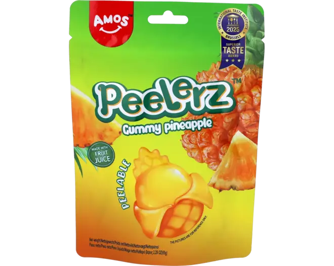 Amos - Peelerz Gummy Pineapple 65g