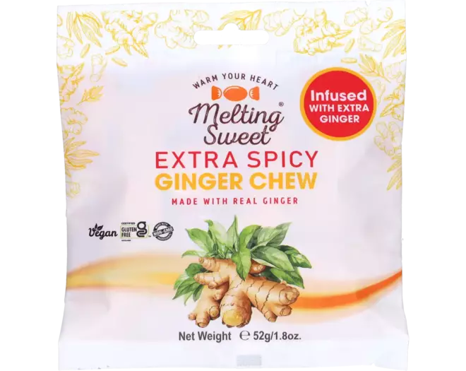 Melting Sweet - Ginger Chew Extra Spicy - 52g