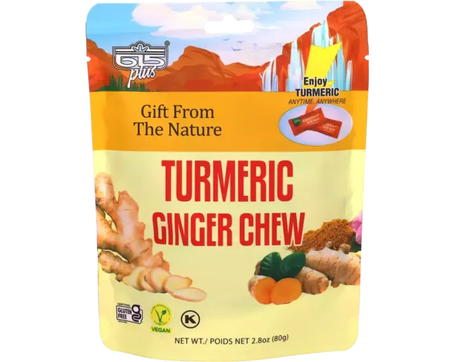 615plus - Ginger Chew Turmeric - 80g