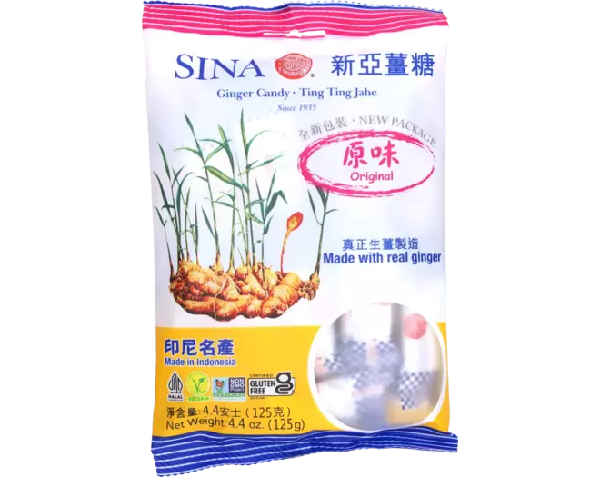 SINA - Ginger Chew Original - 125g