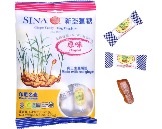 SINA - Ginger Chew Original - 125g