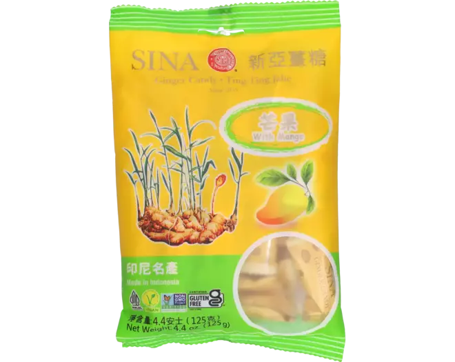 SINA - Ginger Chew Mango - 125g
