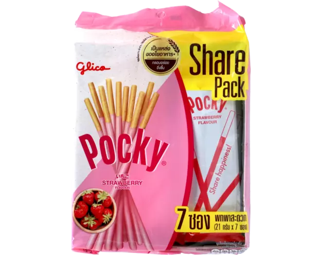 Pocky - Strawberry 7x19g
