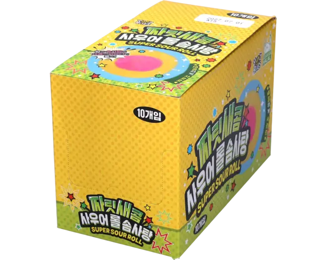 Yum'z Bites - Super Sour Cotton Candy 10x9g