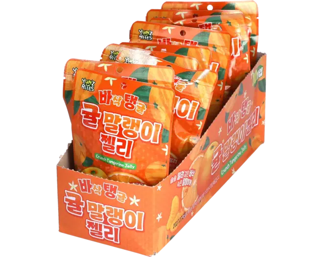 Yum'z Bites - Crunch Tangerine Jelly 10x40g