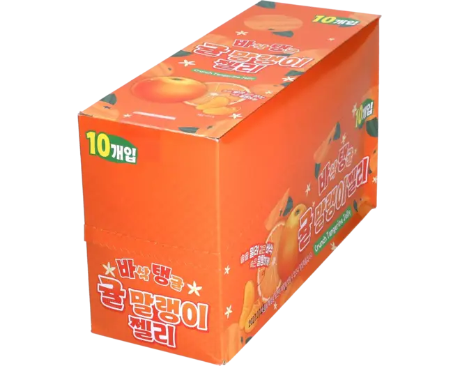 Yum'z Bites - Crunch Tangerine Jelly 10x40g