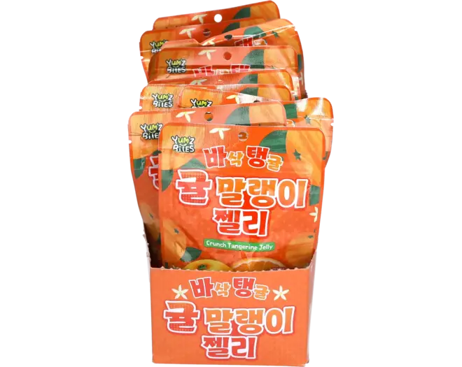 Yum'z Bites - Crunch Tangerine Jelly 10x40g