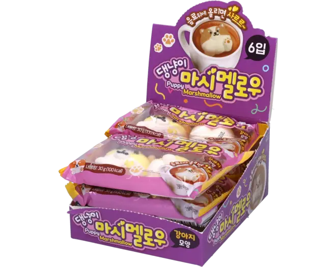 Yum'z Bites - Puppy Marshmallow 6x30g