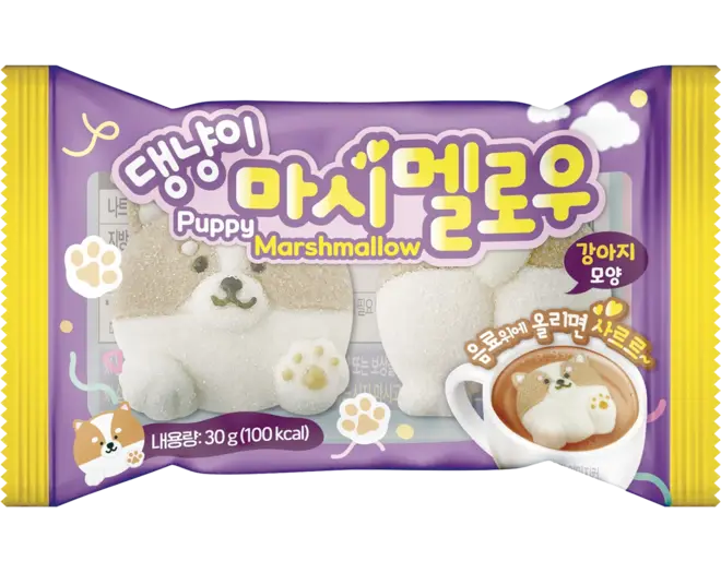Yum'z Bites - Puppy Marshmallow 6x30g
