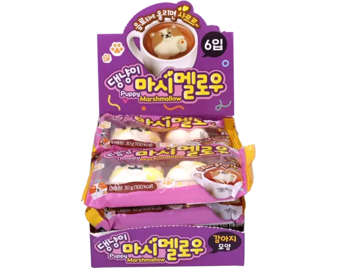 Yum'z Bites - Puppy Marshmallow 6x30g
