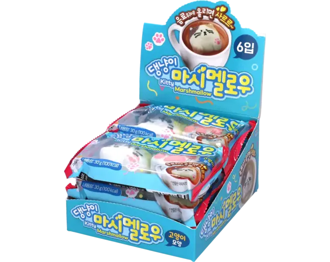 Yum'z Bites - Kitty Marshmallow 6x30g