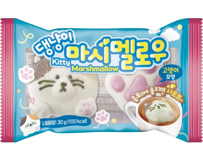 Yum'z Bites - Kitty Marshmallow 6x30g