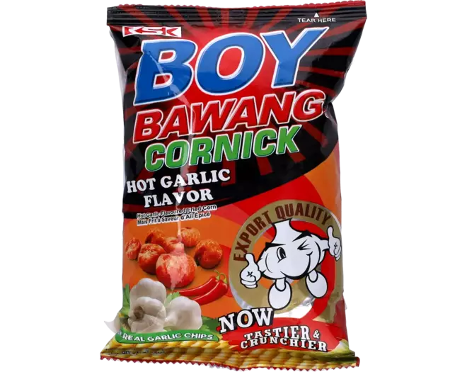 Boy Bawang - Corn Snack Hot Garlic 90g