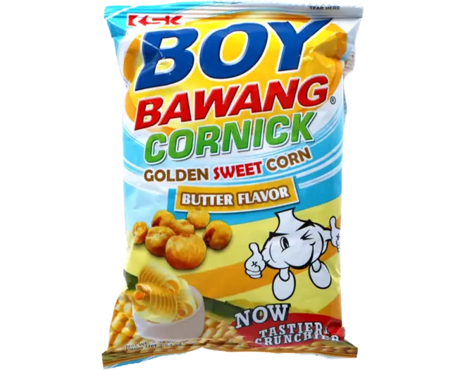 Boy Bawang - Corn Snack Golden Sweet Butter 100g