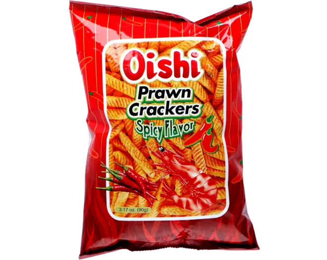 Oishi - Prawn Crackers Spicy 90g