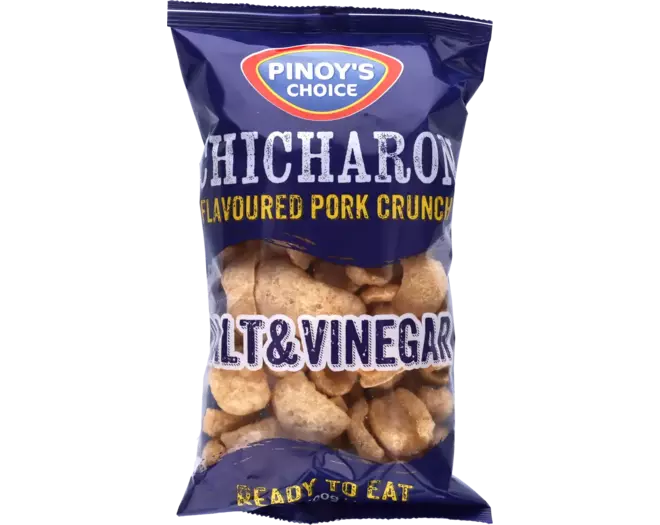 Pinoy's Choice - Chicharon Pork Crunch Salt & Vinegar 100g