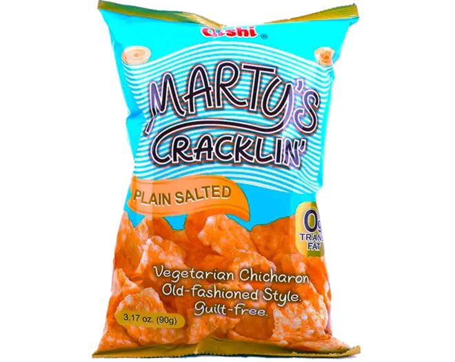 Oishi - Marty's Crackling Chicharron Plain Salted 90g