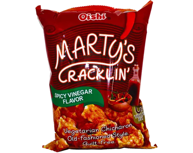 Oishi - Marty's Crackling Chicharron Spicy and Vinegar 90g