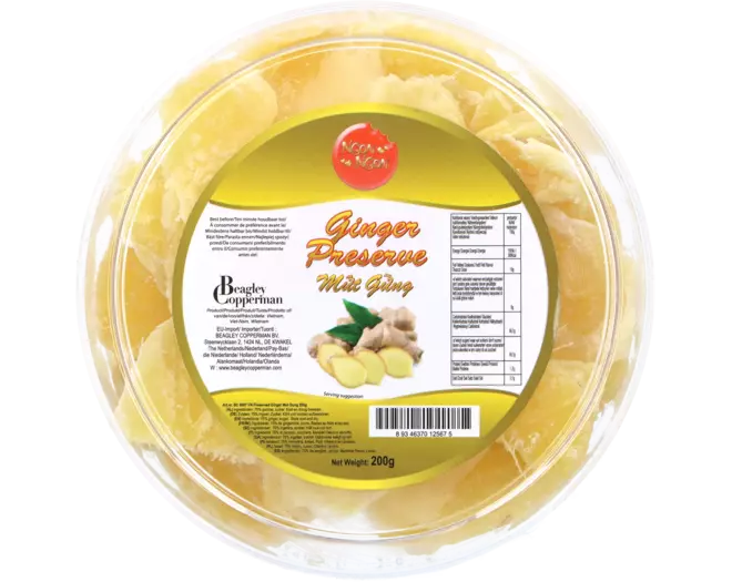 Ngon Ngon - Preserved Ginger Mut Gung 200g