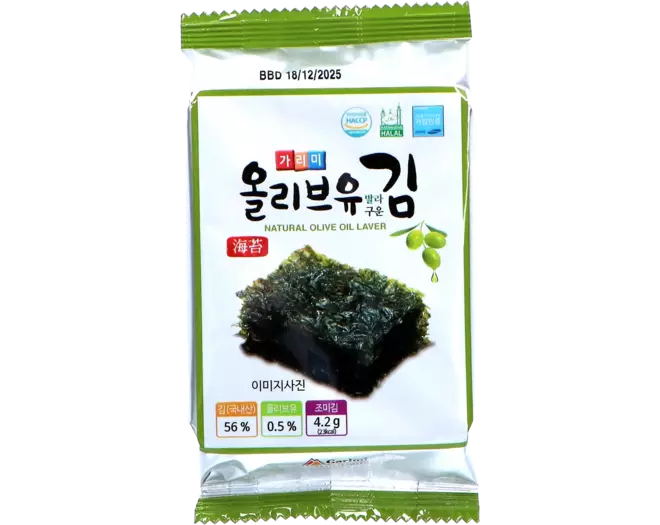 Garimi - Olive Oil Seaweed Snack 4.2g