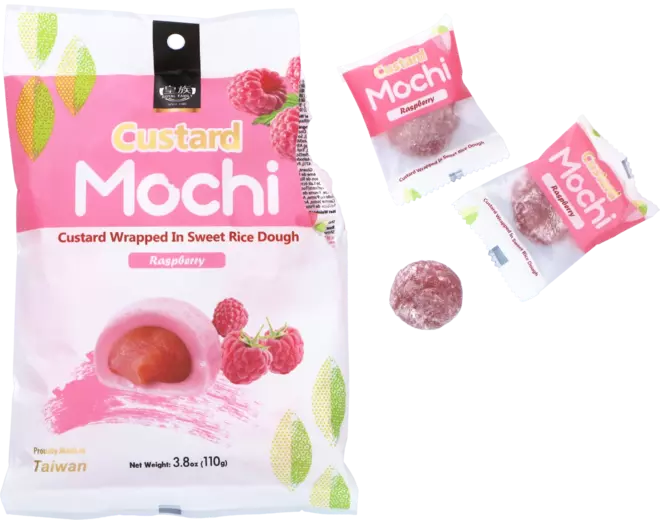 Royal Family - Custard Mochi Raspberry 24x110g