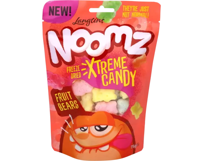 Noomz - Freeze Dried Sweets Fruit Bears 75g