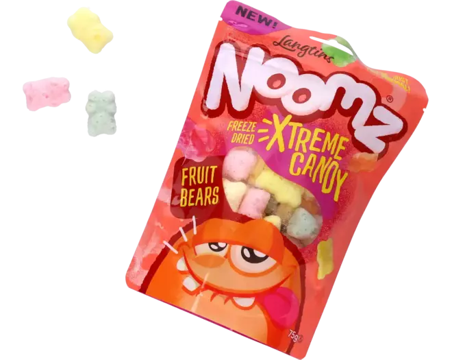 Noomz - Freeze Dried Sweets Fruit Bears 75g
