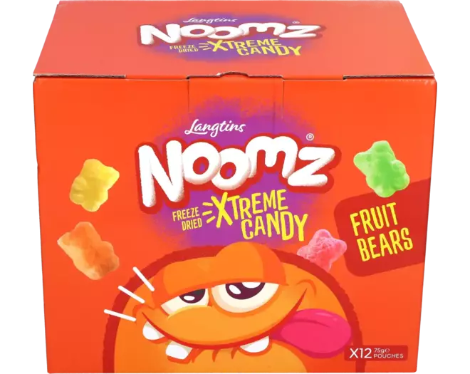 Noomz - Freeze Dried Sweets Fruit Bears 75g