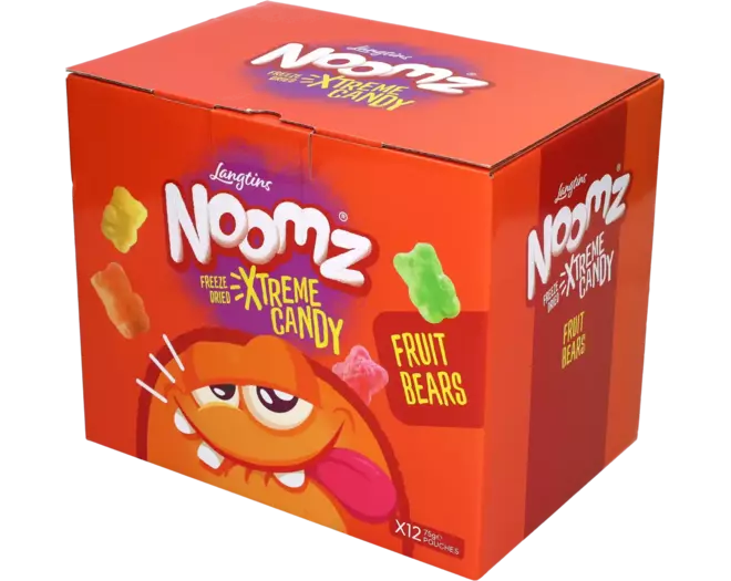 Noomz - Freeze Dried Sweets Fruit Bears 75g