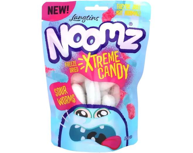 Noomz - Freeze Dried Sweets Sour Worms 55g