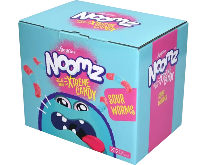 Noomz - Freeze Dried Sweets Sour Worms 55g