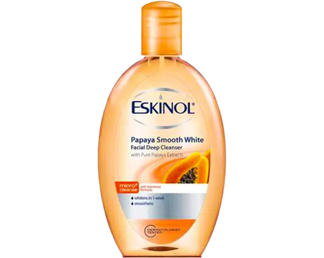 Eskinol - Facial Deep Cleanser Papaya Smooth White 225ml