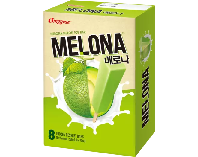 Melona - Ice Bar Melon 8x70ml